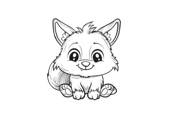 Download Cute Fuzzy Friends Animals Coloring Page - Premium Resources